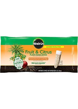 Miracle Gro Fruit & Citrus Plant Food Spikes
