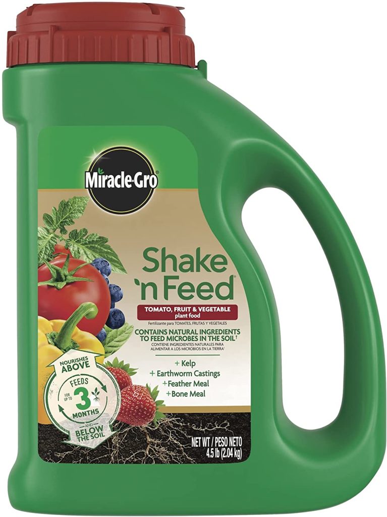 Miracle-Gro Shake' n Feed for fruits and vegetables