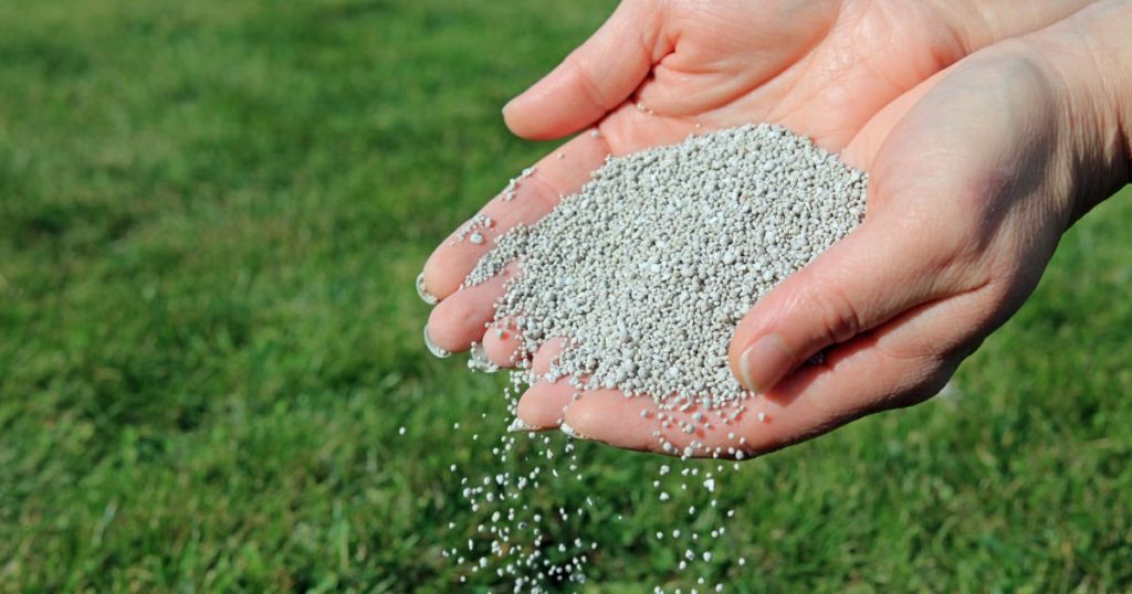 How to Spread Granular Fertilizer on a Grass Lawn